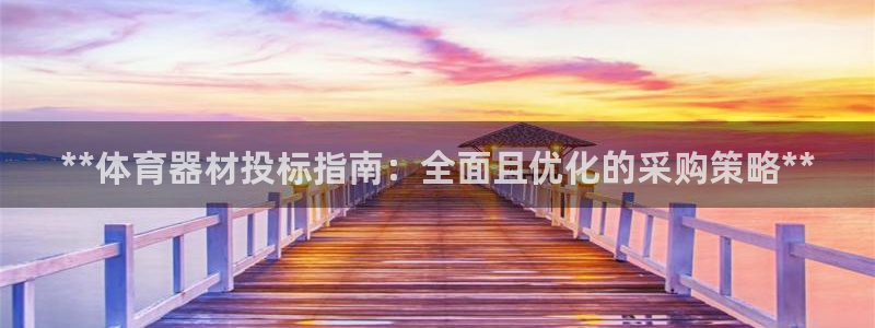 星澳娱乐公司地址：**体育器材投标指南：全面且优化的
