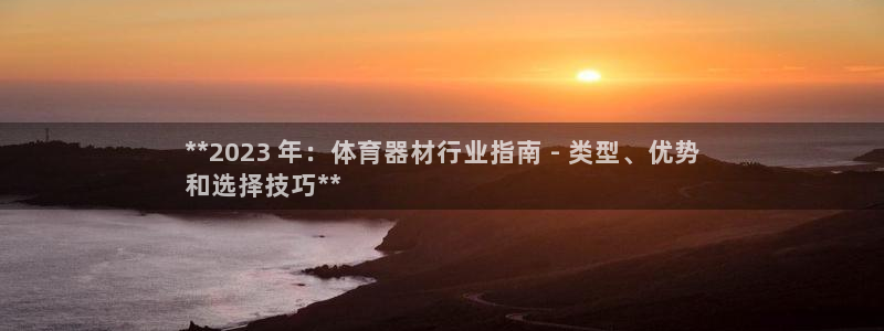 星奥娱乐集团股份有限公司官网：**2023 年：体育器材行业